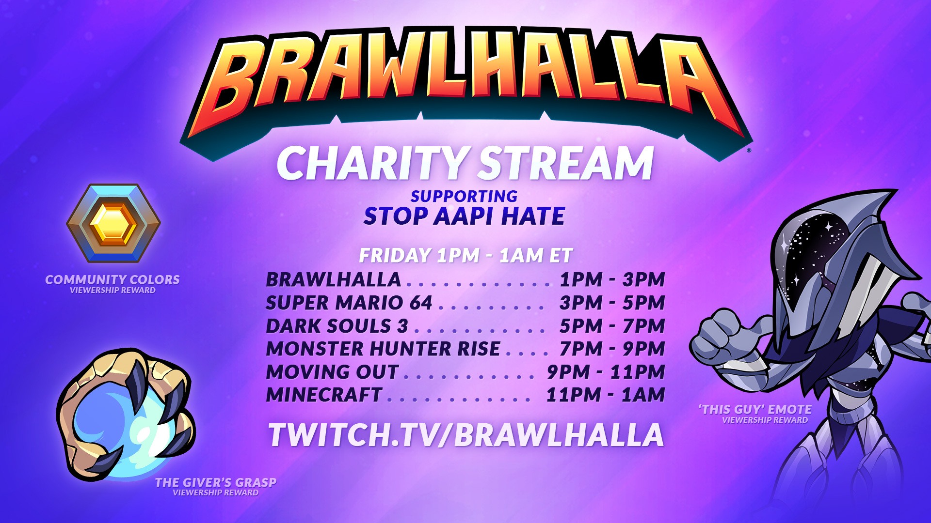 Kind of crazy the amount of free items you can get with Brawlhalla streams  and prime : r/Brawlhalla