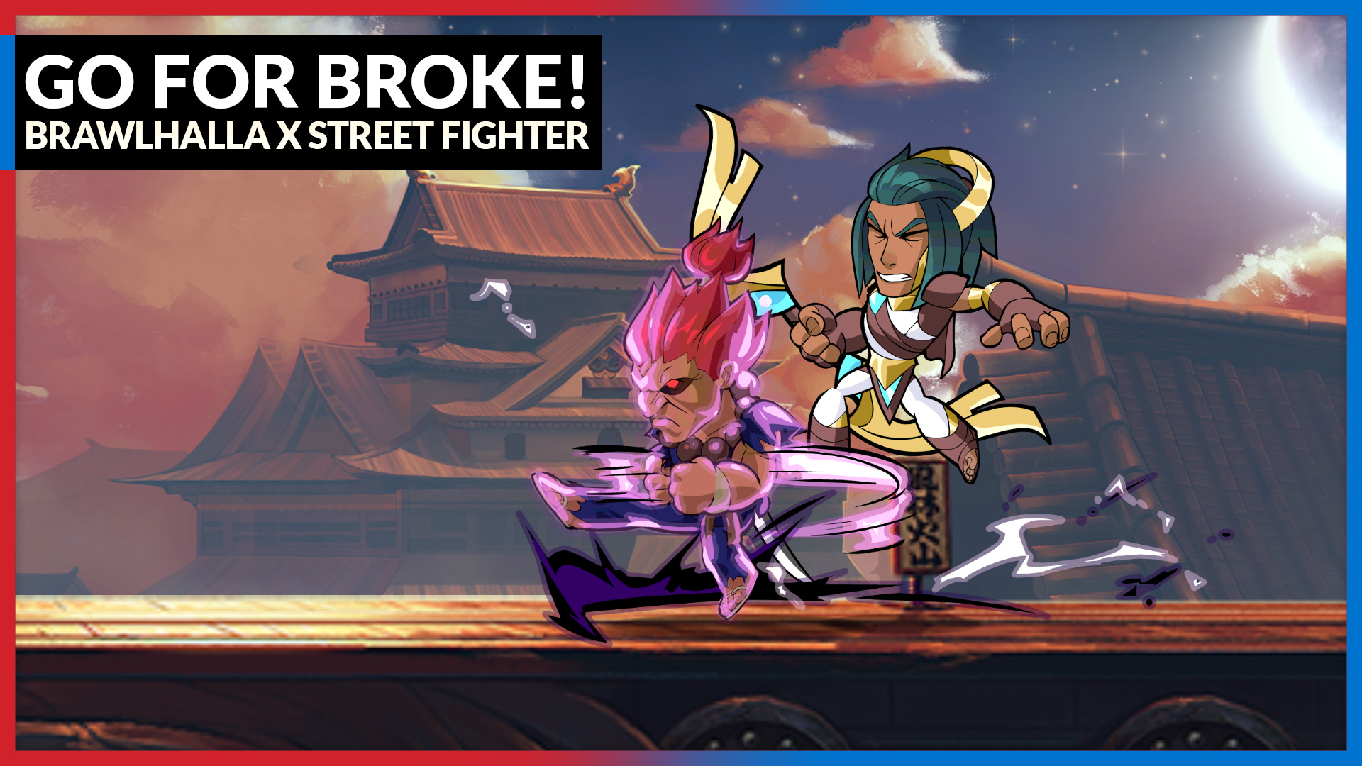 Akuma Seeks Ultimate Power in Brawlhalla x Street Fighter