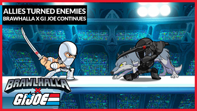 Snake Eyes and Storm Shadow Duel in Brawlhalla x G.I. Joe