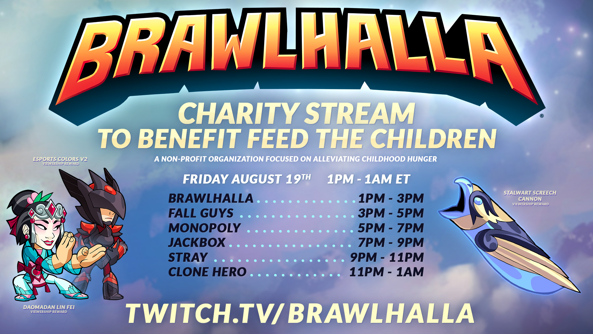 Kind of crazy the amount of free items you can get with Brawlhalla streams  and prime : r/Brawlhalla