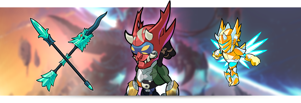 Prime Gaming - Alert! 🚨 This is the final call to pick up the Cyber Oni  bundle for Brawlhalla! 👉  👈