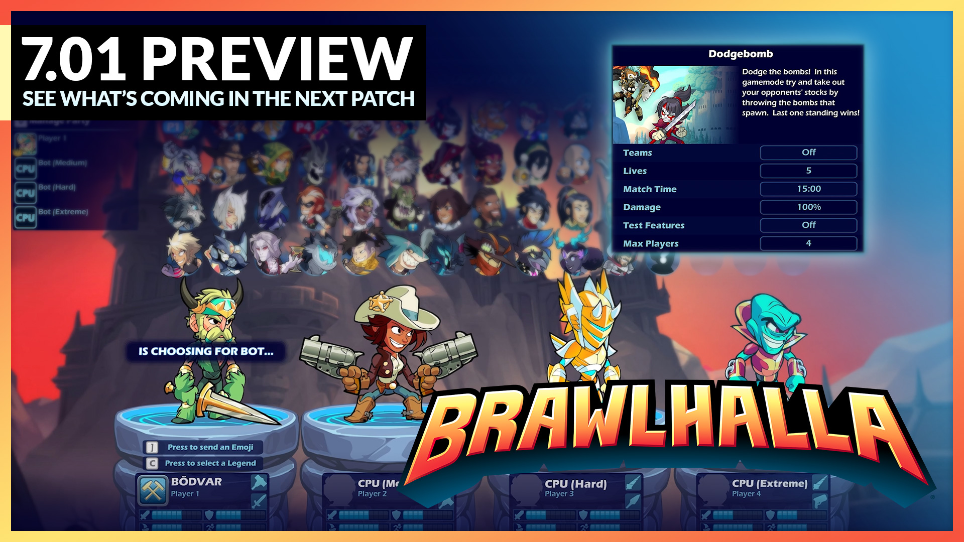 Brawlhalla: Combat Evolved Patch 7.10: All New Features - News