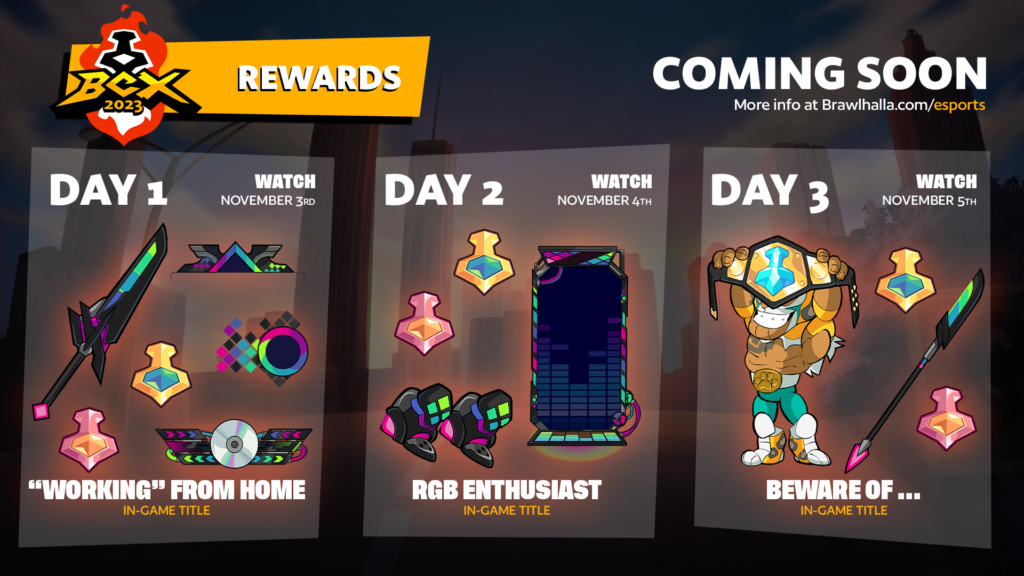 Brawlhalla 8th Anniversary Event Rewards - Esports Illustrated