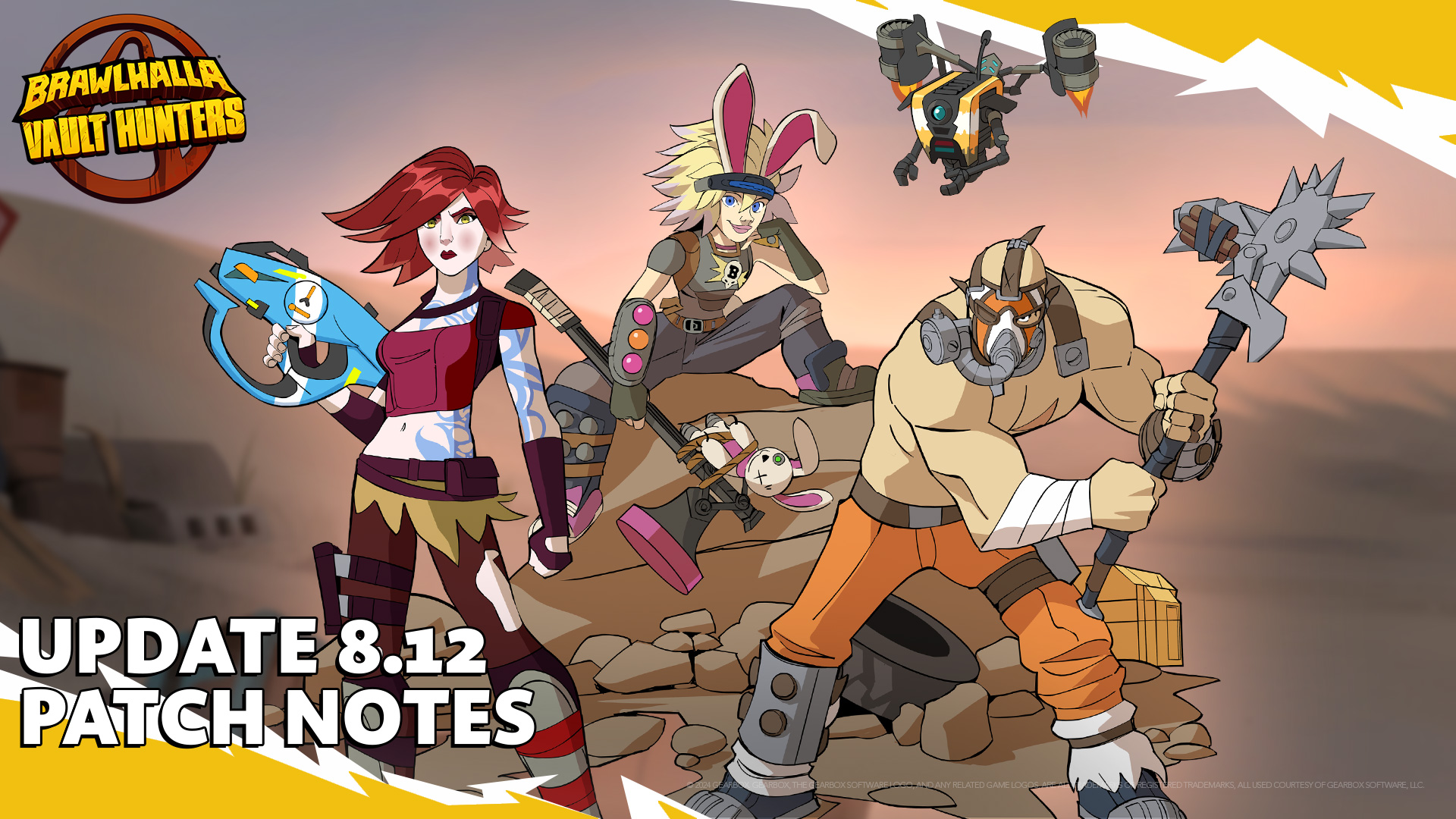 Chaos Loves Company in the Brawlhalla: Vault Hunters Crossover Event! – Patch 8.12