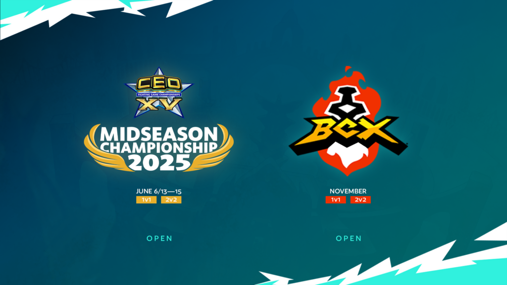 The two major LAN events this year, Midseason championship at CEO Orlando and BCX in Atlanta.